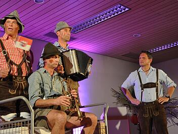 Für die Musik sorgten die Frankenbrünner. Foto: Jacqueline Vera Mihm