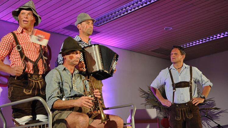 Für die Musik sorgten die Frankenbrünner. Foto: Jacqueline Vera Mihm