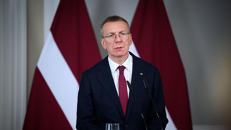 Lettlands Pr&auml;sident Edgars Rinkevics