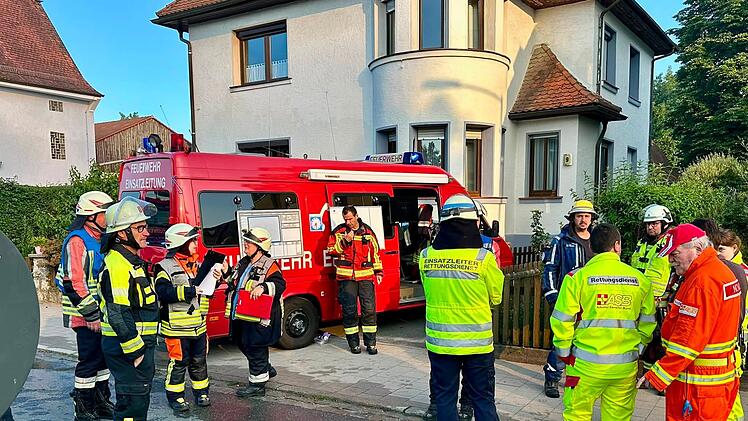 Dachstuhlbrand in Eckental-Forth