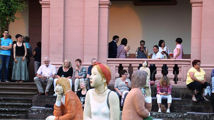 Bei der Kunstnacht  Foto: Werner Vogel