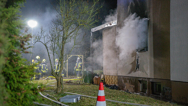 Toter bei Brand in Einfamilienhaus im Kreis Ansbach