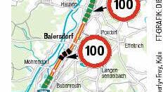 Tempolimit auf der A73.