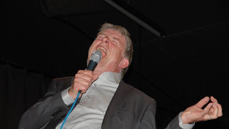 "Echt stark" sang R&uuml;diger Baumann. Foto Uschi Prawitz