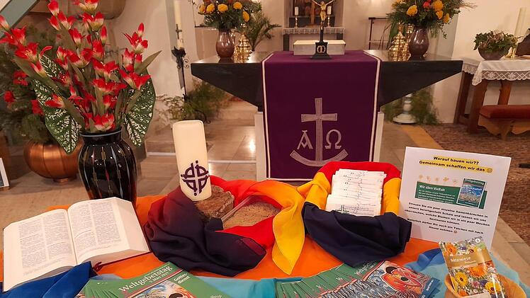 Farbenfreude in Geroda. Foto: Claudia Annon