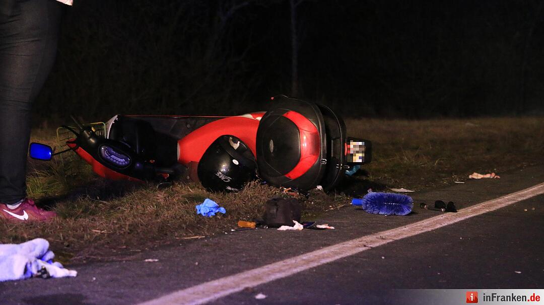 Schwerer Unfall zwischen Hirschaid und Altendorf