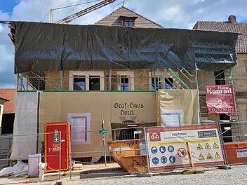 Die Bäckerei wird zum Hotel umgebaut.