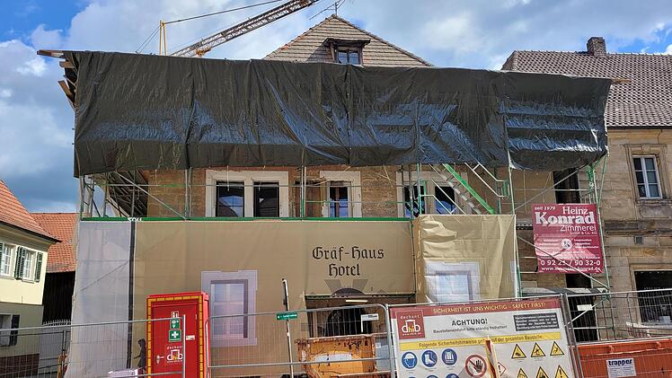 Die Bäckerei wird zum Hotel umgebaut.