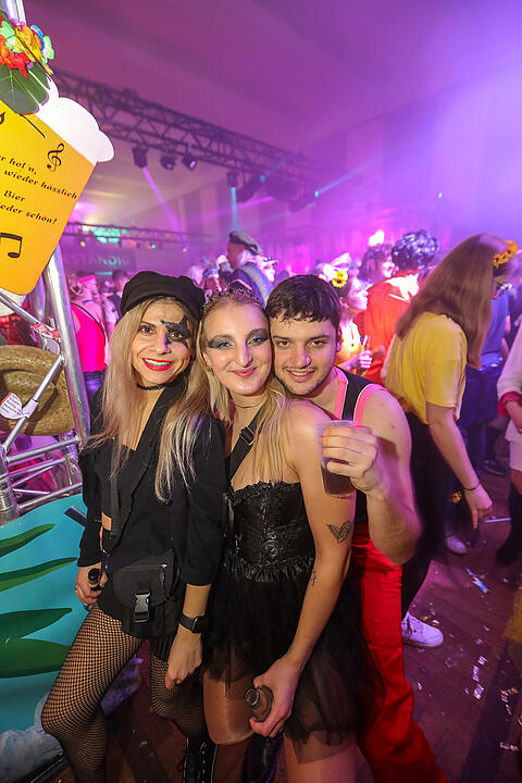 Beste Partystimmung in der Stadthalle