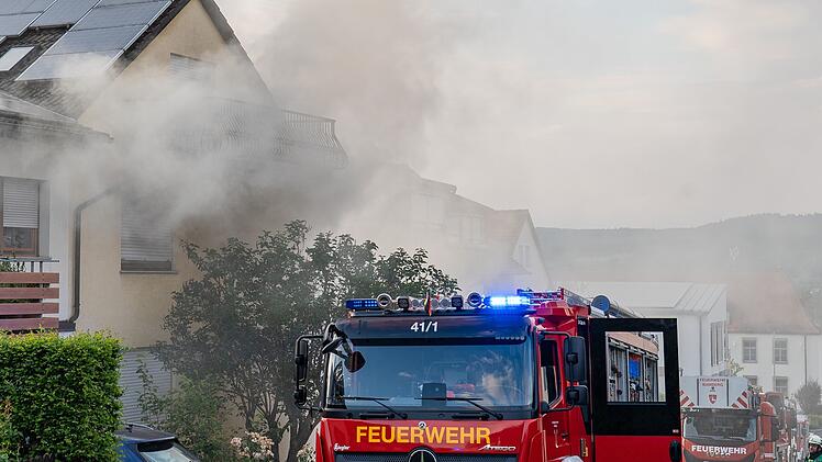 Gro&szlig;einsatz der Feuerwehr in Bischberg