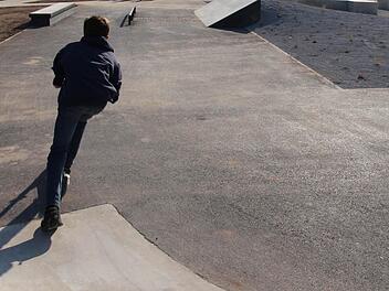 Leonardo hat für den Skatepark in Weisendorf 300 Unterschriften gesammelt. Foto: Christian Bauriedel