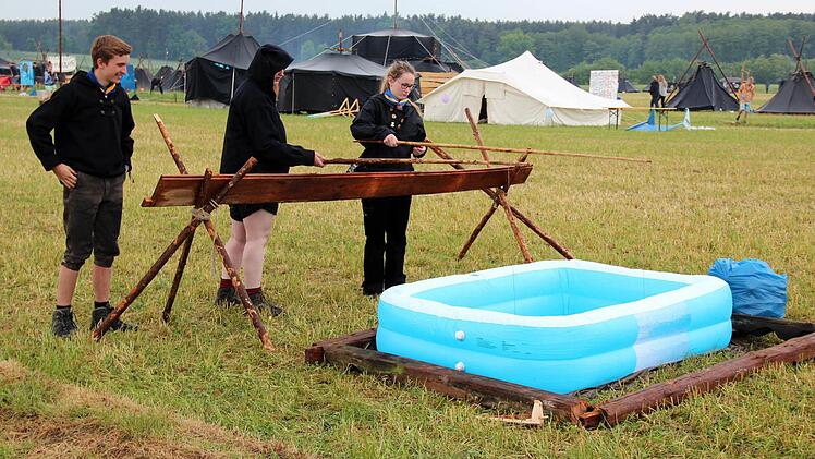 Es wird geangelt. Foto: Johanna Blum