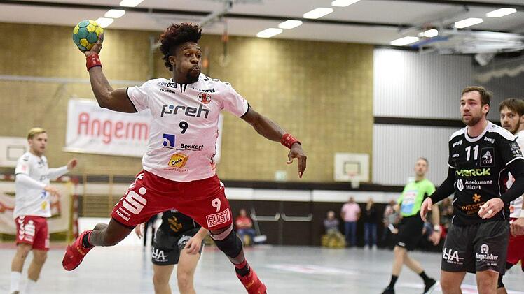 Gary Hines und der HSC Bad Neustadt stehen gegen die SG Leutershausen unter großem Druck. Anand Anders