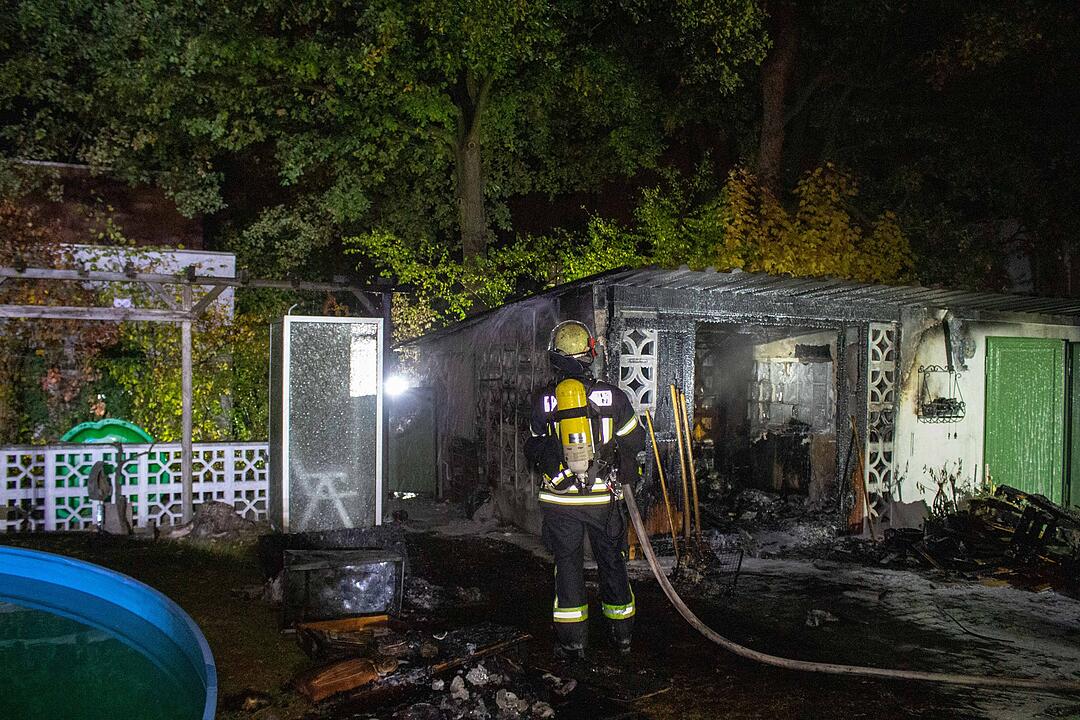 Feuerwehr-Einsatz nach Verpuffung in privater Sauna