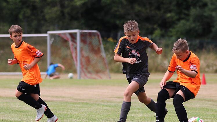 Schnappschüsse vom U11-Turnier beim SV Wildflecken. Foto: Fabio Mathea