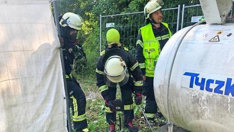 Die Feuerwehr stoppte den Gasaustritt rasch. Foto: FF Herzogenaurach