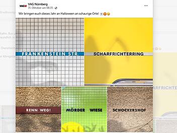 VAG Nürnberg: Halloween-Post erntet Lacher und Unmut