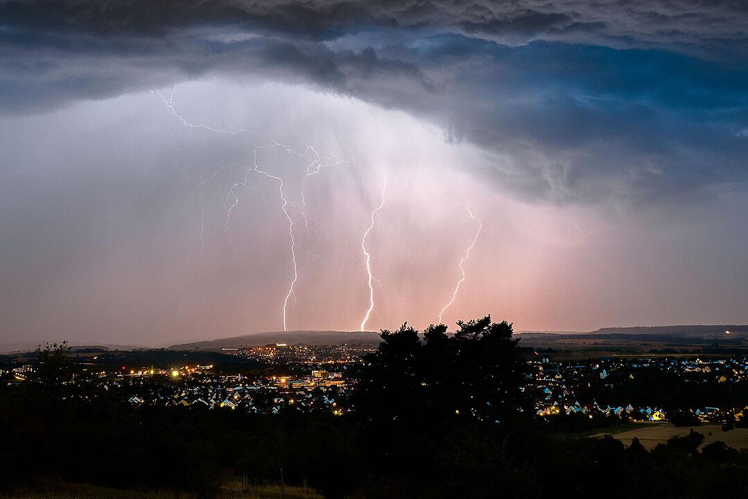 Blitze in Baden-W&uuml;rttemberg