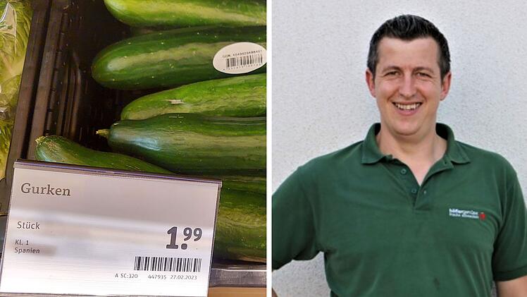 Gurken für 2 Euro: Fränkischer Gemüsebauer erklärt Hintergründe der hohen Preise