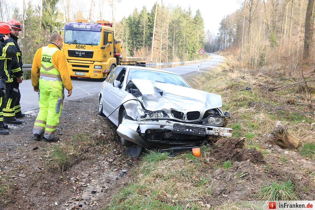 Unfall in Coburg mit drei Verletzten