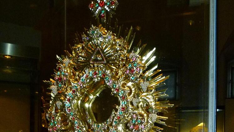 Die Strahlenmonstranz von 1763/65 gehört zu den Schätzen der Ausstellung. Foto: mkh