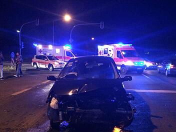 An der Kreuzung Richtung Schulzentrum kam es zu dem Unfall.  Foto: BRK Kronach