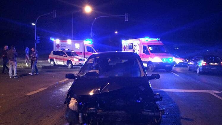 An der Kreuzung Richtung Schulzentrum kam es zu dem Unfall.  Foto: BRK Kronach