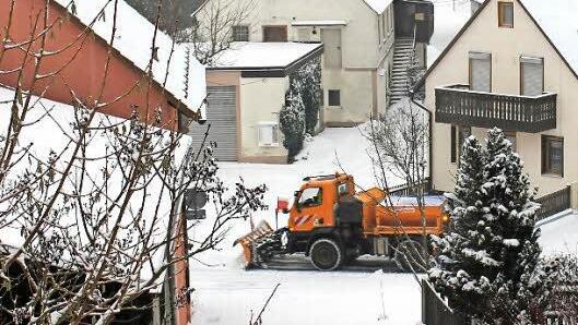 Die Mitarbeiter des Winterdienstes waren vor allem im Oberland im Dauer-Einsatz. Foto: Klaus Klaschka
