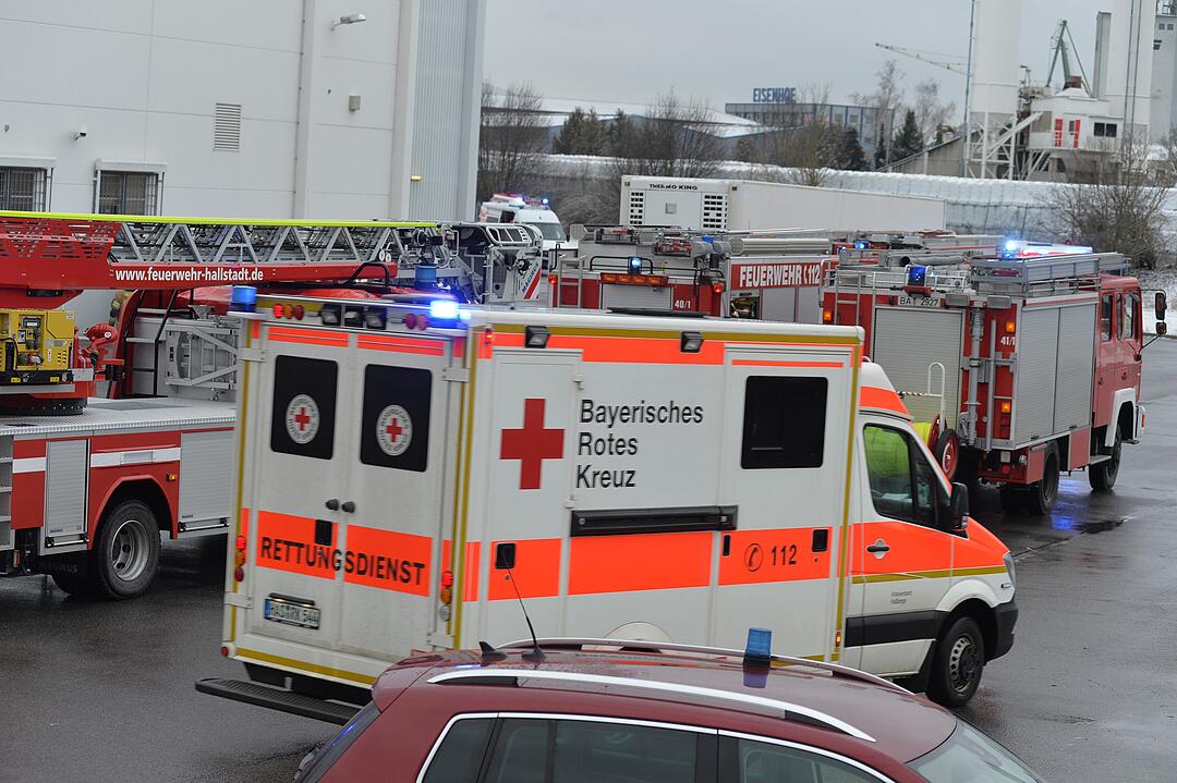 Feuerwehreinsatz bei Real in Hallstadt