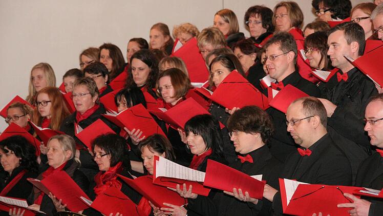 Die Sänger vom Gundelsheimer Chor "Chorissima" verstehen viel von ihrem Fach. Fotos: fra-press