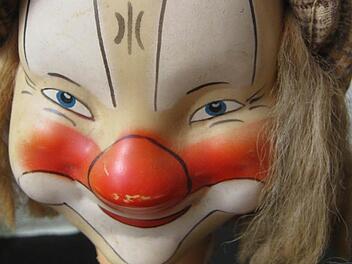 In W&uuml;rzburg zwangen Frauen mit Clownsmasken Autos zum Anhalten Symbolbild: Pixabay