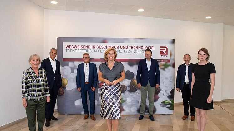 Die Ministerin zu Gast beim Gewürzspezialisten Raps. Foto: privat