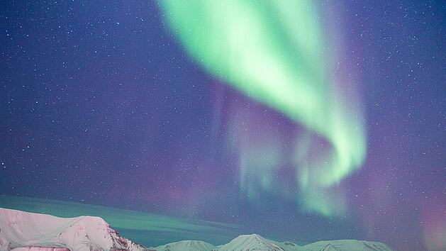Was hat es mit der blauen Spirale über Alaska auf sich?