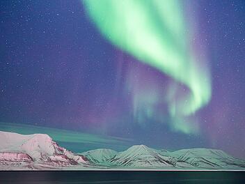 Was hat es mit der blauen Spirale über Alaska auf sich?