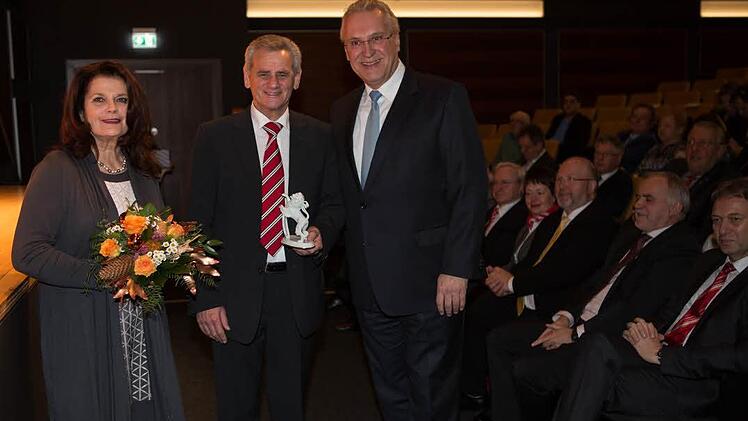 Bei der Verabschiedung von Landrat Oswald Marr. Foto: Barbara Herbst