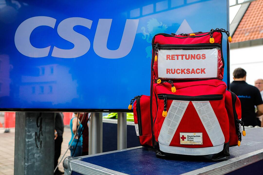 Wahlkampf der CSU - Karl-Theodor zu Guttenberg in Kulmbach