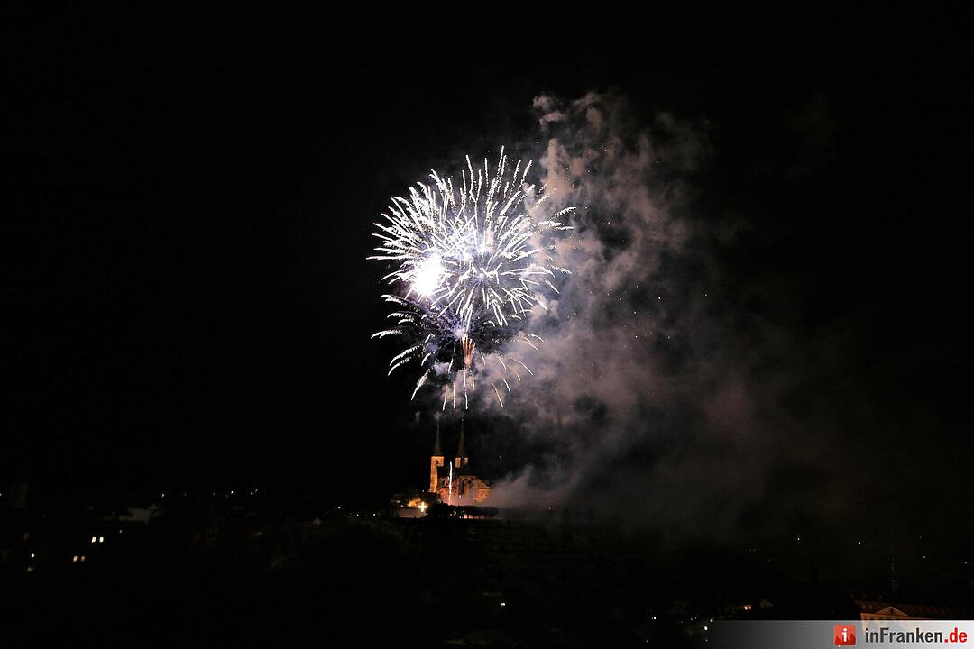 Sandkerwa-Feuerwerk in Bamberg