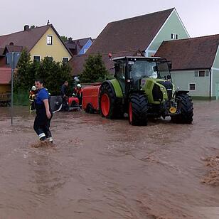 Unwetter in Frankendorf