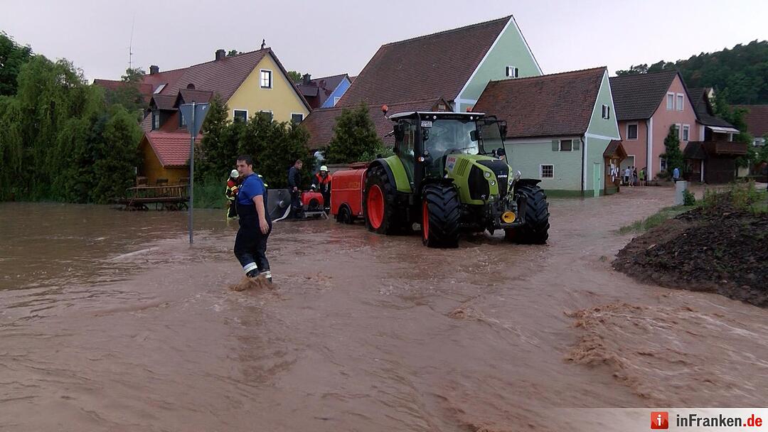 Unwetter in Frankendorf