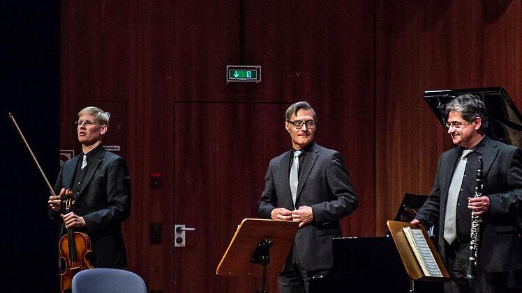 Das Coburger Kammertriobeeindruckte beim Konzert im Kongresshaus. Foto: Jochen Berger