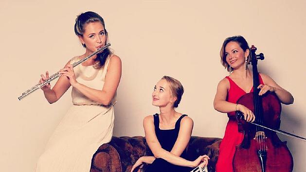 Das "MOSAIK trio" gastiert mit Flötistin Elisabeth Nilsson, Violoncellistin Josephine Bastian und Pianistin Katerina Moskaleva am Samstag in Bad Brückenau. Foto: Andreas Edberg