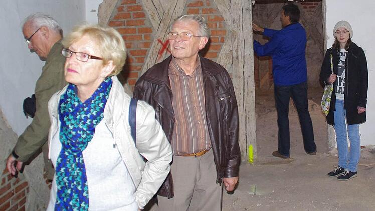 Im Nordflügel werden die Räume saniert. Foto: Marco Meißner