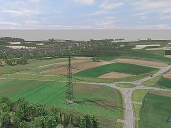 Die geplante Westumgehung von Neunkirchen am Brand Illustration: Staatliches Bauamt Bamberg