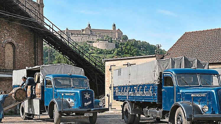Als noch Bierf&auml;sser auf Lkw geladen wurden. Dar&uuml;ber und &uuml;ber viele weitere Themen rund ums Bier werden die Teilnehmer der Bierfest-Erlebnistour informiert.M&ouml;nchshof