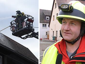Feuerwehreinsatz in Geslau: Wohnhaus in Flammen - "definitiv nicht" mehr bewohnbar