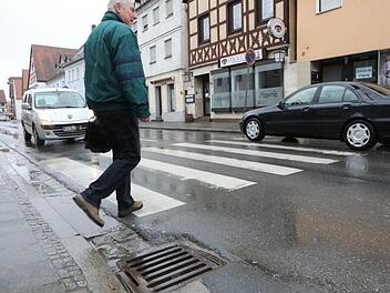 Natürlich gibt es in Forchheim auch Autofahrer, die an einem Zebrastreifen anhalten. So wie hier in der Bamberger Straße. Foto: Barbara Herbst
