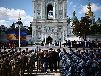 35. Jahrestag der Unabh&auml;ngigkeit der Ukraine