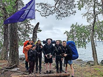 Die &bdquo;Roverstufe&ldquo; der Pfadfinder folgte einem Trekkingpfad in Schweden.