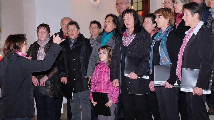 Adventssingen in Frankenbrunn. Foto: Gerd Schaar