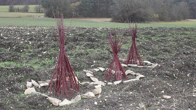 "Tipis" - auf der Hochfläche des Staffelbergs Foto: Hubert Kolling